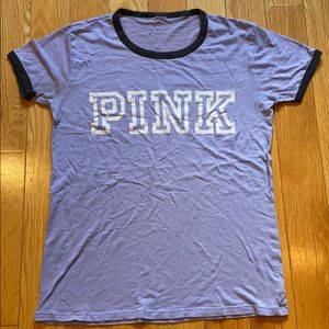 purple short sleeve shirt from PINK